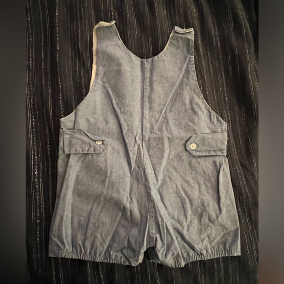 Toddler Boys Smocked ATM Romper - Picture 3 of 3